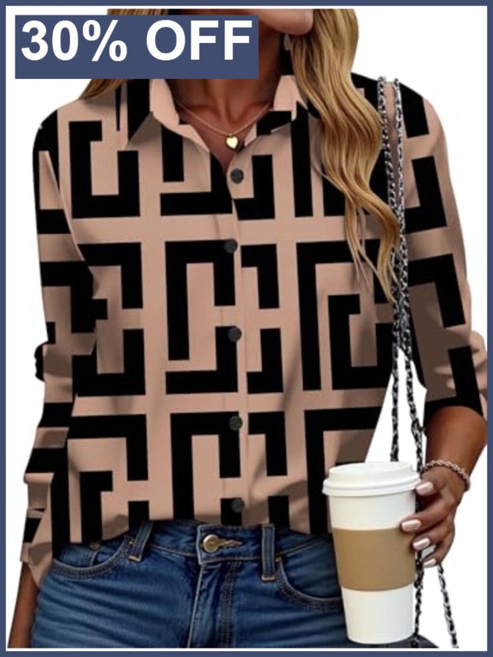 Women's Long Sleeve Button Down Shirt Lightweight Casual Blouse Work Tops